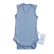 Tiny Cozy Airy Cotton Body Suite (Sleeveless) TC2013M Blue