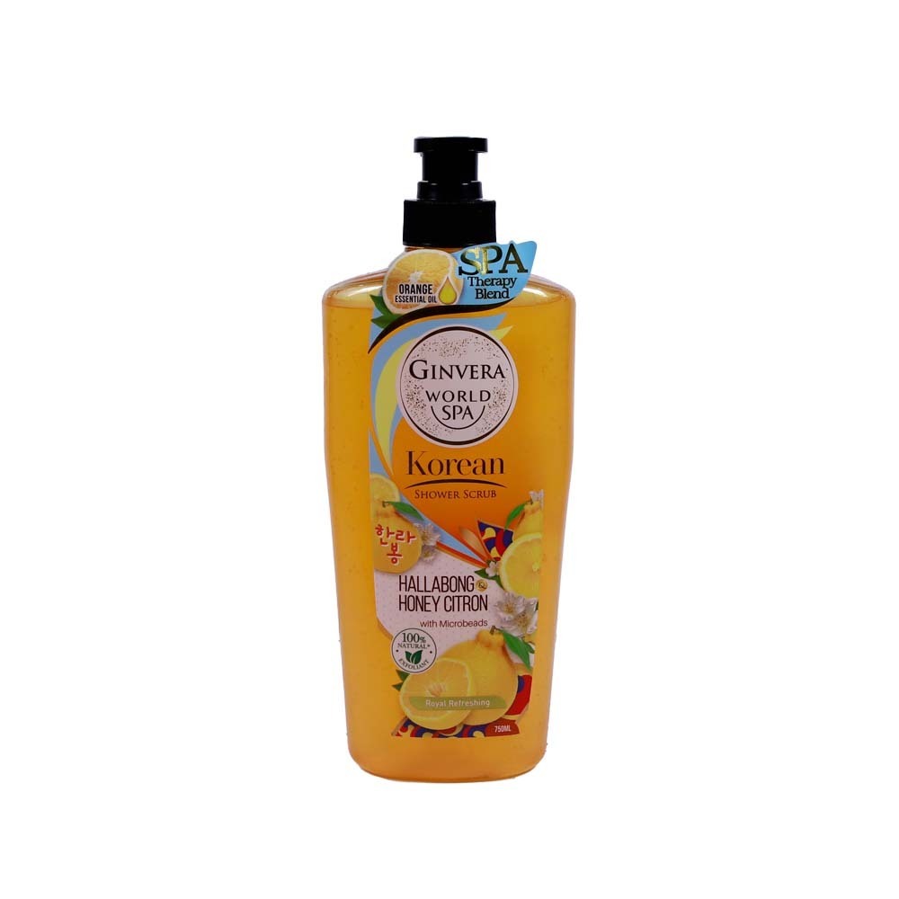 Ginvera Shower Scrub Hallabong & Honey Citron 750ML