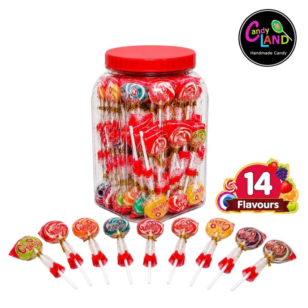 Candy Land Mini Lolly Box 14 Flavours (75PCS) 750G
