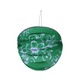 Uncle Gyi Floral Pumpkin Paper Lantern 10PCS x 1Pack Green