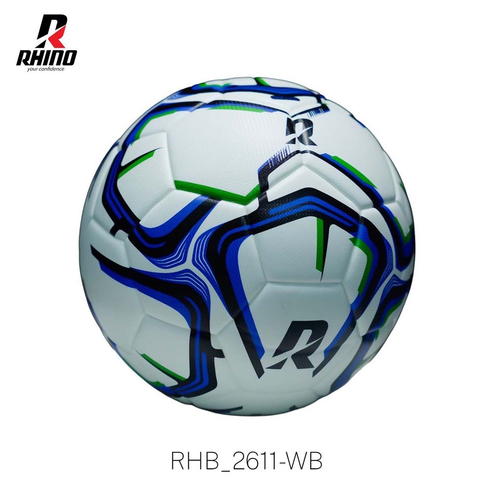 Olympic Rhino Futsal Ball RHB-2611-White Blue (Free Size)