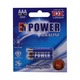 Power Alkaline Battery AAA Size 2PCS (Card)