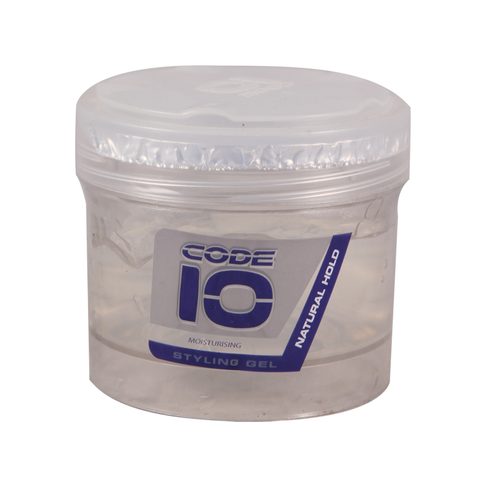 Code 10 Hair Styling Gel Natural Hold 125ML