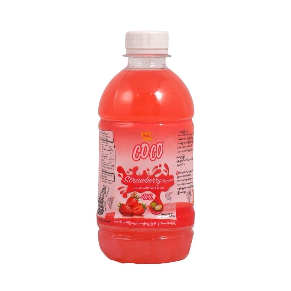 Coco Juice Strawberry With  Natade Coco 350ML