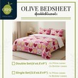 Olive Bedsheet Set Single (3PCS) 3256P