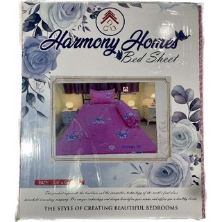 Harmoy Homes Bed Sheet Single (3.5' x 6.5' x 9") HH Single 213