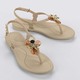 Grendha Petalas Sand Ad Sandal (No-7) Light Beige 119108BI08307