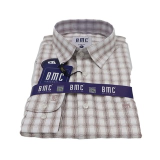 BMC Men Slimfit Shirt Long Sleeve 1310077 Grey XL