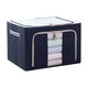 Foldable Clothes Storage Box (Dark Blue)