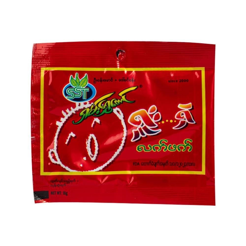 Shan Shwe Taung Shu-Shae Sour & Spicy Fermented Tea Leaves (16G x 10PCS)