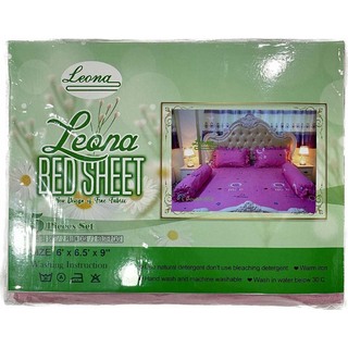 Leona Bed Sheet Double (6' x 6.5' x 9") L Double 359