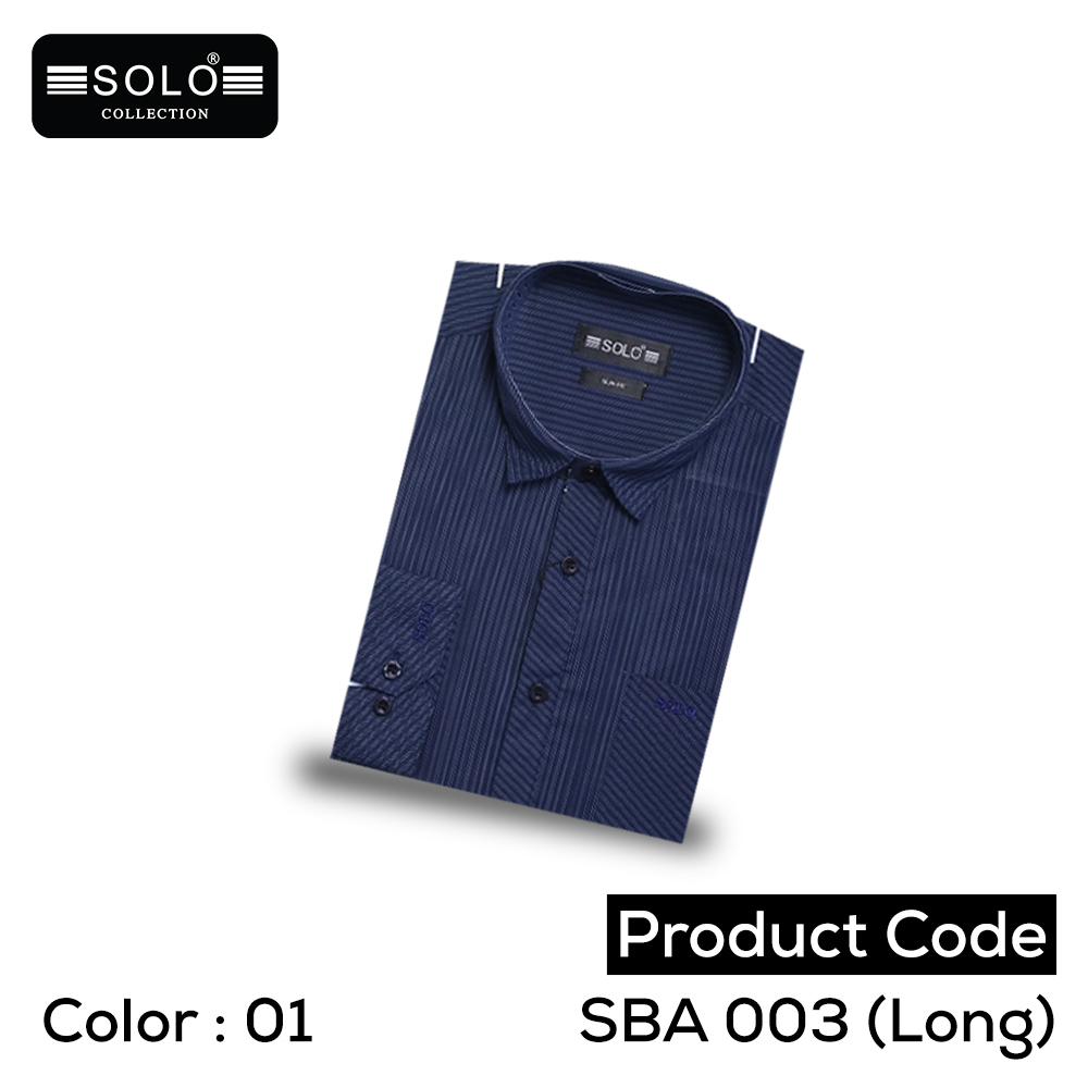 Solo Collection SBA 003 (Long) Slim Fit Shirt Large 01