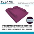 Yulang Hotel Stripped Single Bedsheet Set YLH-15S