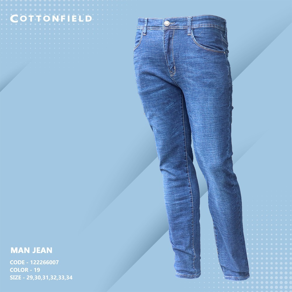 Cottonfield Men Long Jean Pants C19 (Size-33)
