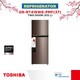 Toshiba Two Door Refrigerator 312LTR Inverter GR-RT416WE-PMF(37)