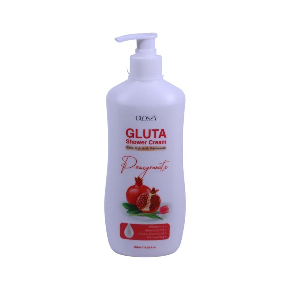 Glossy Gluta Shower Cream Pomegranate 450ML