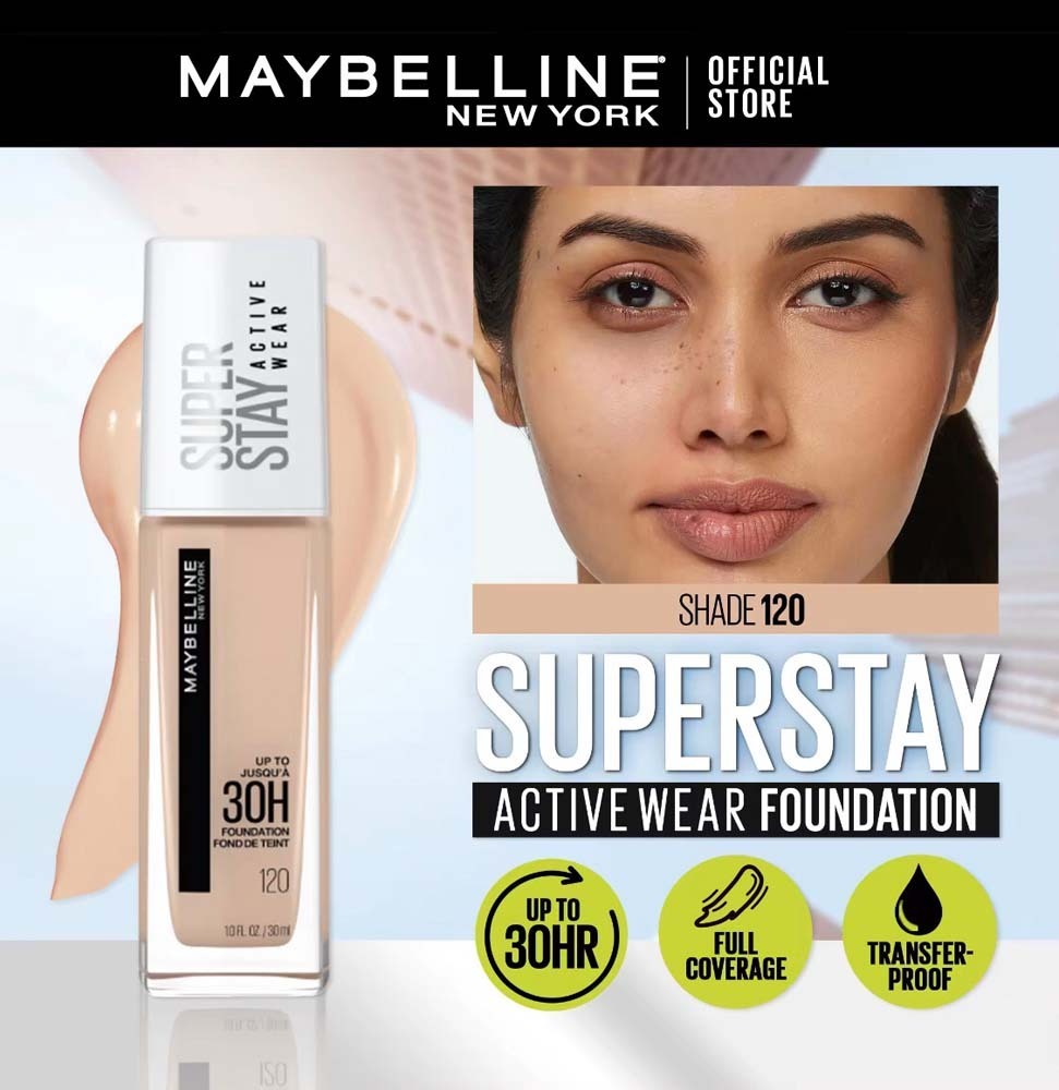 Maybelline Super Stay Active Foundation 30ML 120