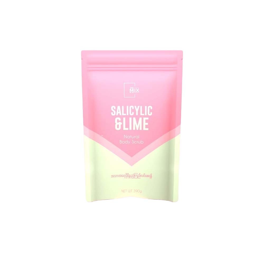 The Mix By Su Salicylic & Lime Body Scrub 390G (Pink)