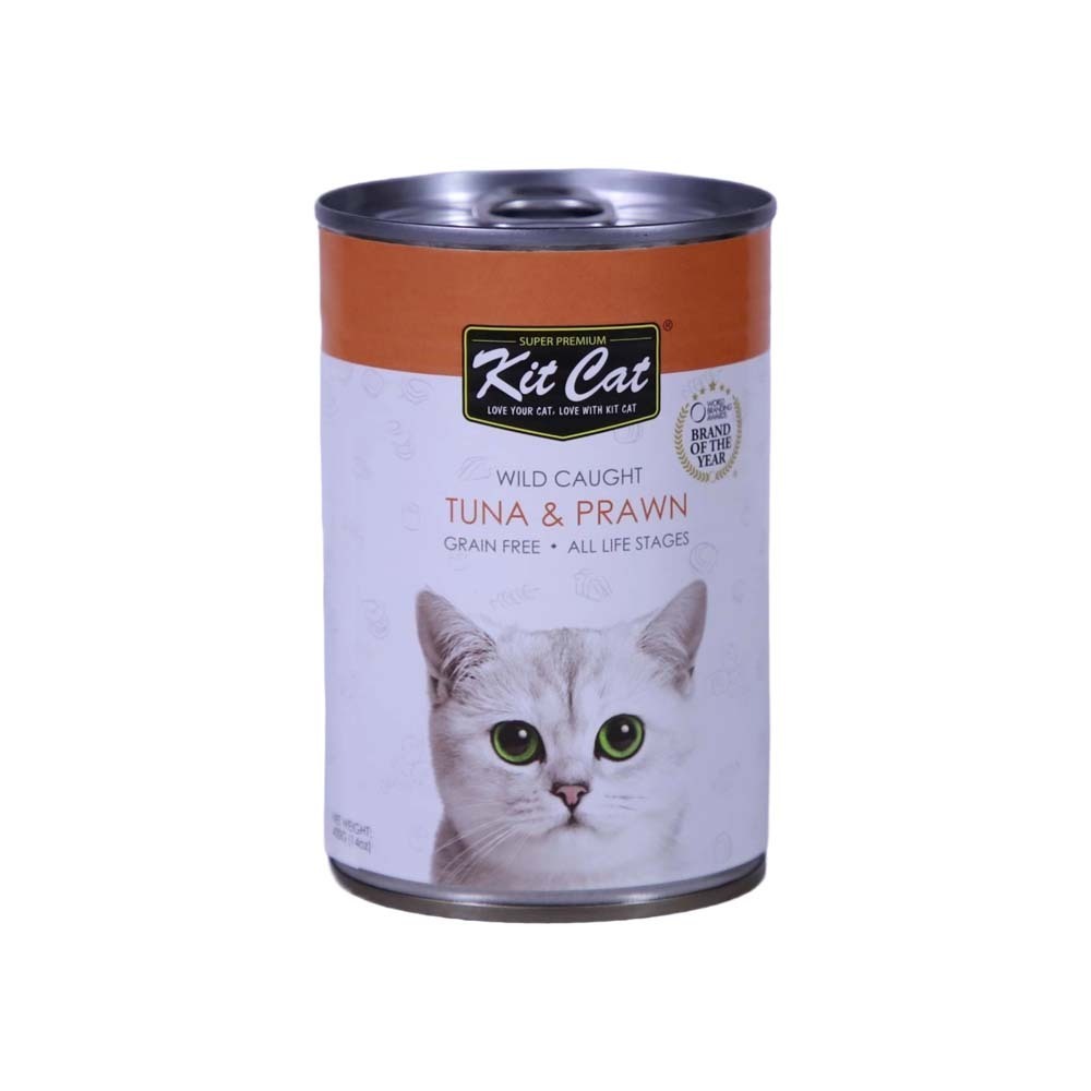 Kit Cat Wet Food Tuna & Prawn 400G