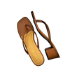 Sin Pauk Women Leather Wedge  SP H-1 Brown (No-37)