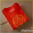 memo ygn Versace unisex Printing T-shirt DTF Quality sticker Printing-Red (XXL)