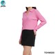 The Ori Women Long Sleeve Top TOHM020 Pink Medium