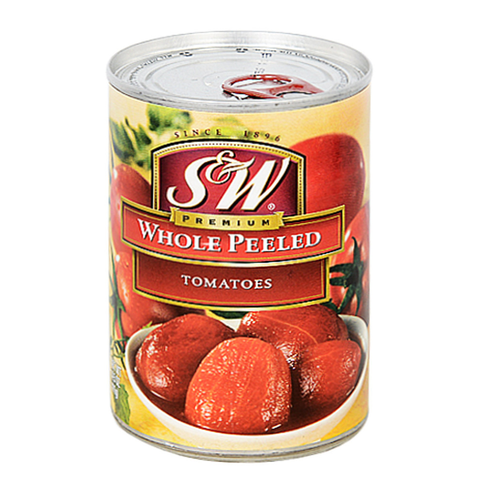 S&W Whole Peeled Tomato 411G