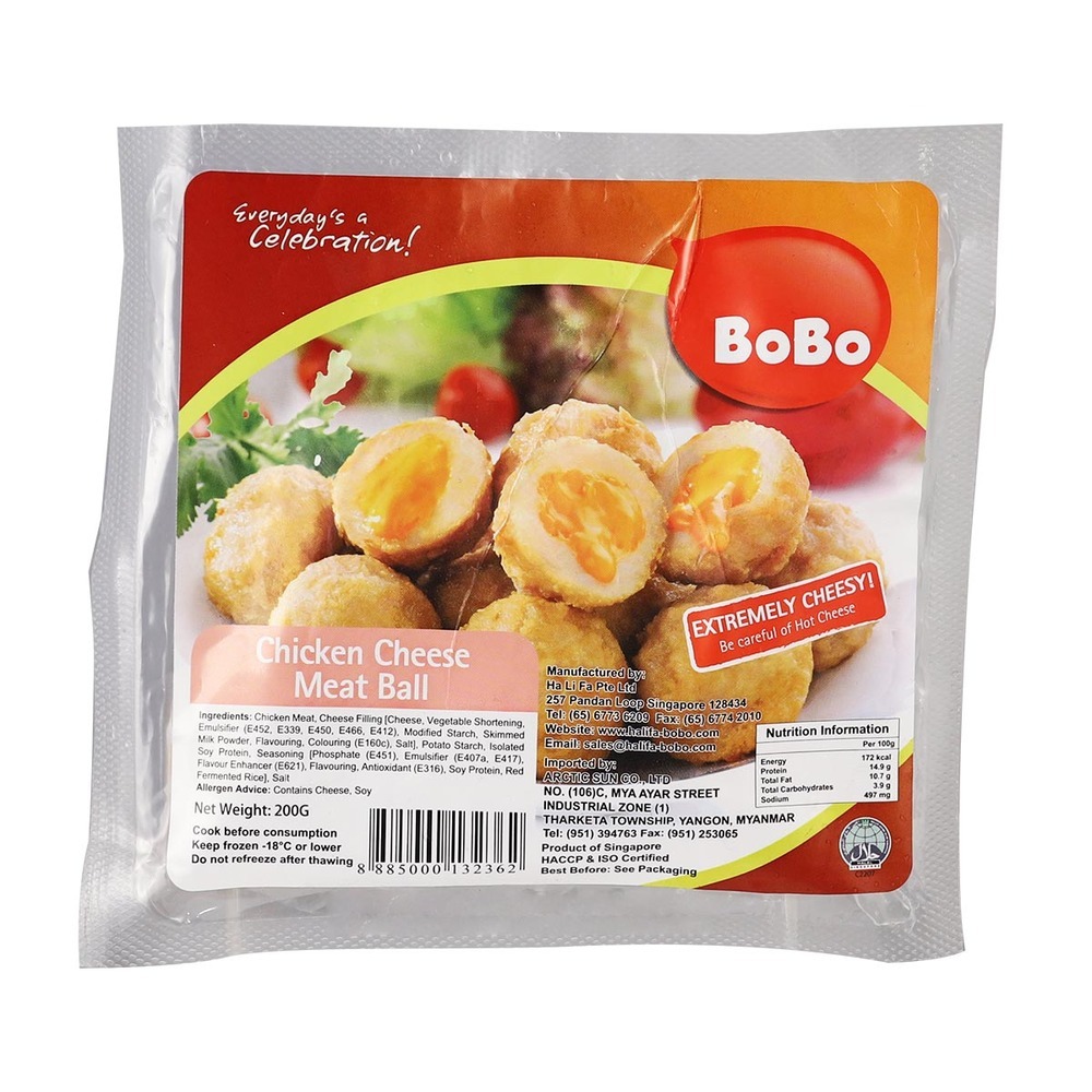 Bo Bo Chicken Cheese Meat Ball 200G