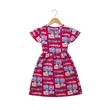 Khay May Flower Dress Red Small (6-18m)
