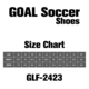 Goal Soccer Shoe GLF-2423-AN Black (NO-37)