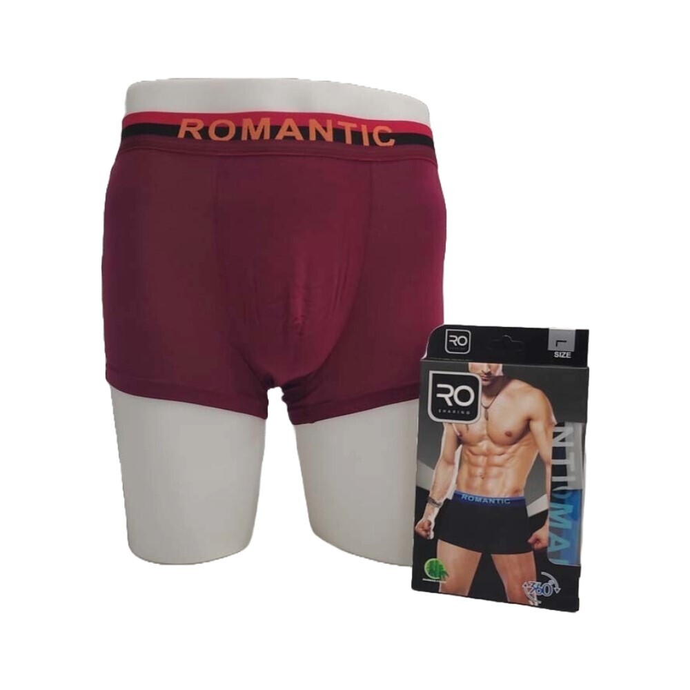 Romantic Men's Underwear Dark Red Large RO:8004