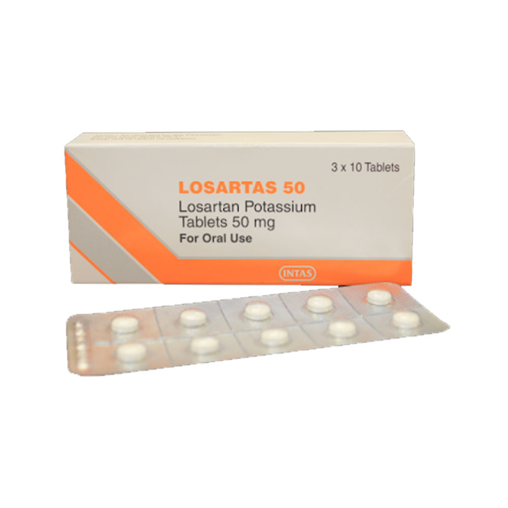 Losacar 50G Losartan Potassium 10Tablets