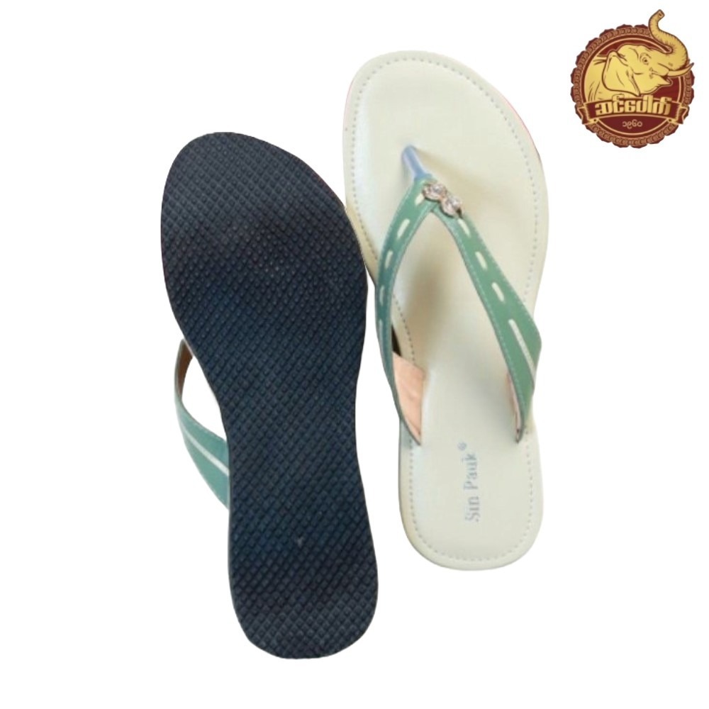 Sin Pauk Women Leather Slipper (Design-3,No-37) BGW-003