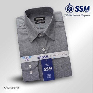 Oxford Shirt Long Sleeve Large (True Black) SSM-O-P-L-028