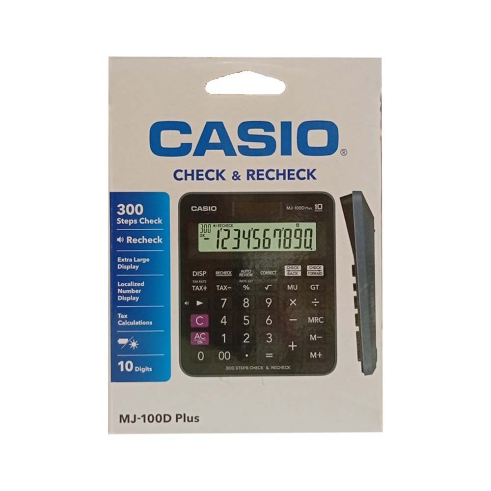 Casio Desktop Calculator 10Digits MJ-100D Plus