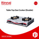 Rinnai Table-Top Gas Cooker RI-522MM Silver