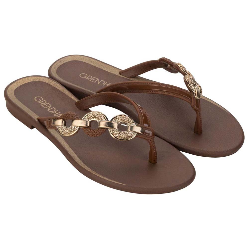 Grendha Essencial Rast Ad Flip (No-9) Coffee Brown 119105BH93309