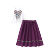 Kid Girl Boho Pattern Halter Neck Top And Skirt Set 3PCS 20777554