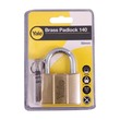 Yale Solid Brass Padlock 50MM V-140.50