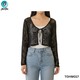 The Ori Women Cardigan TOHM017 Black XL