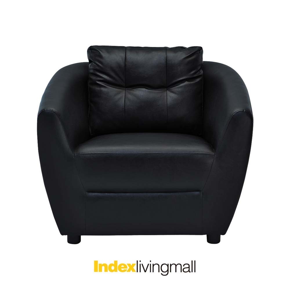 Winner MAX PVC 1/S Sofa Black