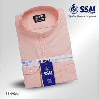 Mandarin Collar Shirt Long Sleeve Large (Purplish Blue) SSM-O-P-S-060