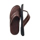 Sin Pauk Men Leather Slipper YS-005 Brown (No-41)
