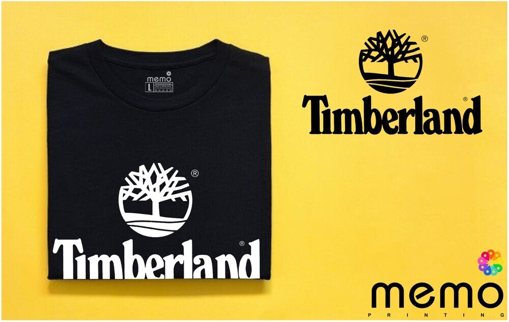 memo ygn TIMBERLAND 01 unisex Printing T-shirt DTF Quality sticker Printing-Black (Large)