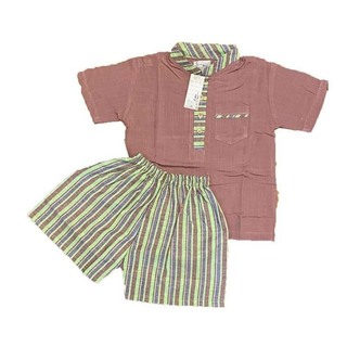 Lavender Boy Cotton Set Design 19 C005 Size-Medium