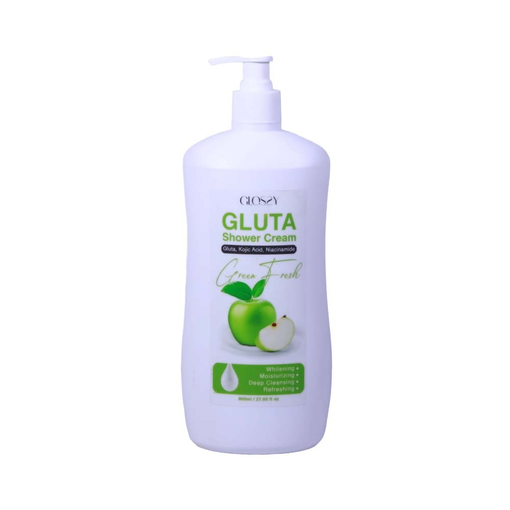 Glossy Gluta Shower Cream Green Fresh 800ML