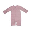 Te Te & Ta Ta Long Romper Short Sleeves Pink 6-9 Months (3Pcs/1Set) KRP-L102