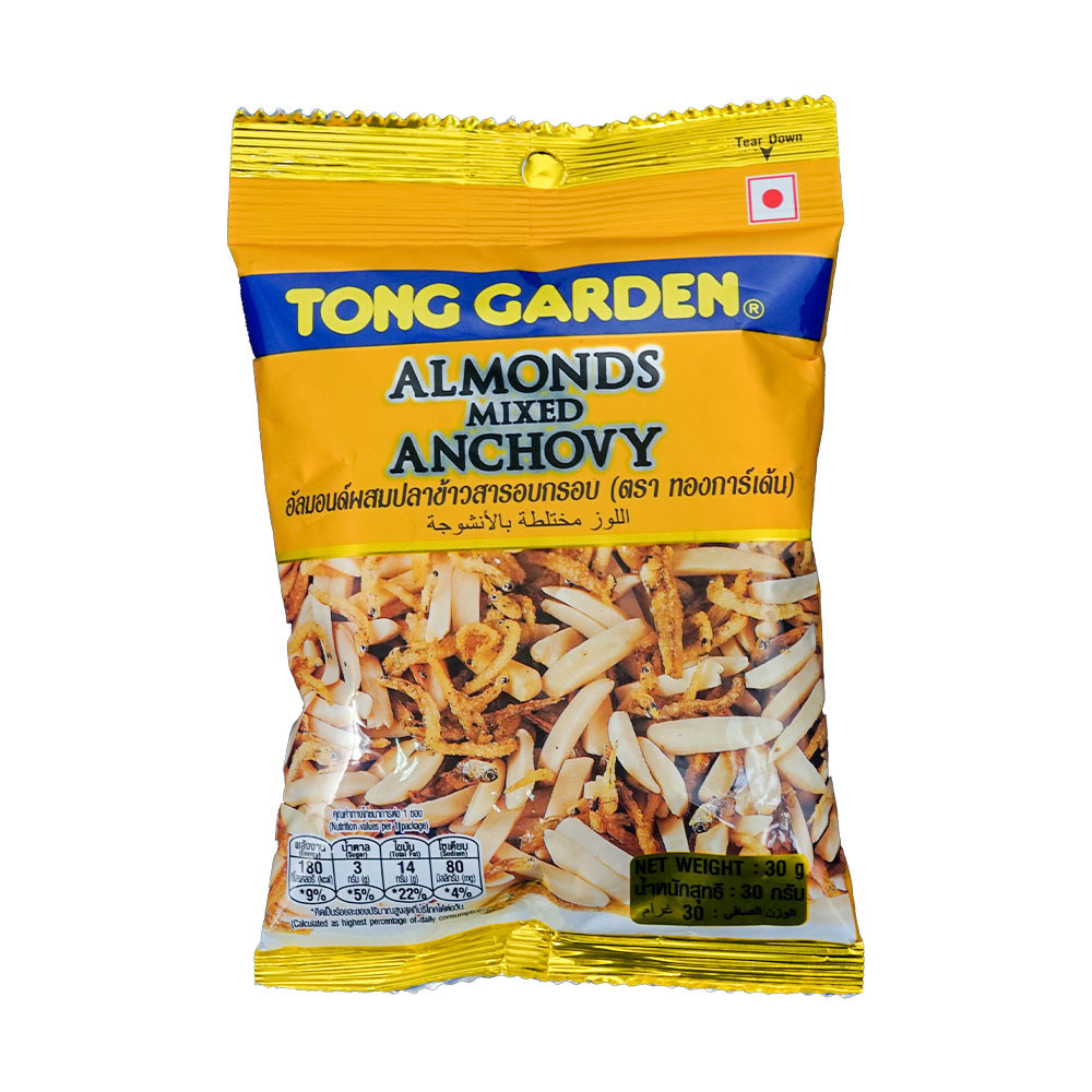 Tong Garden Almonds Mixed Anchovy 40G