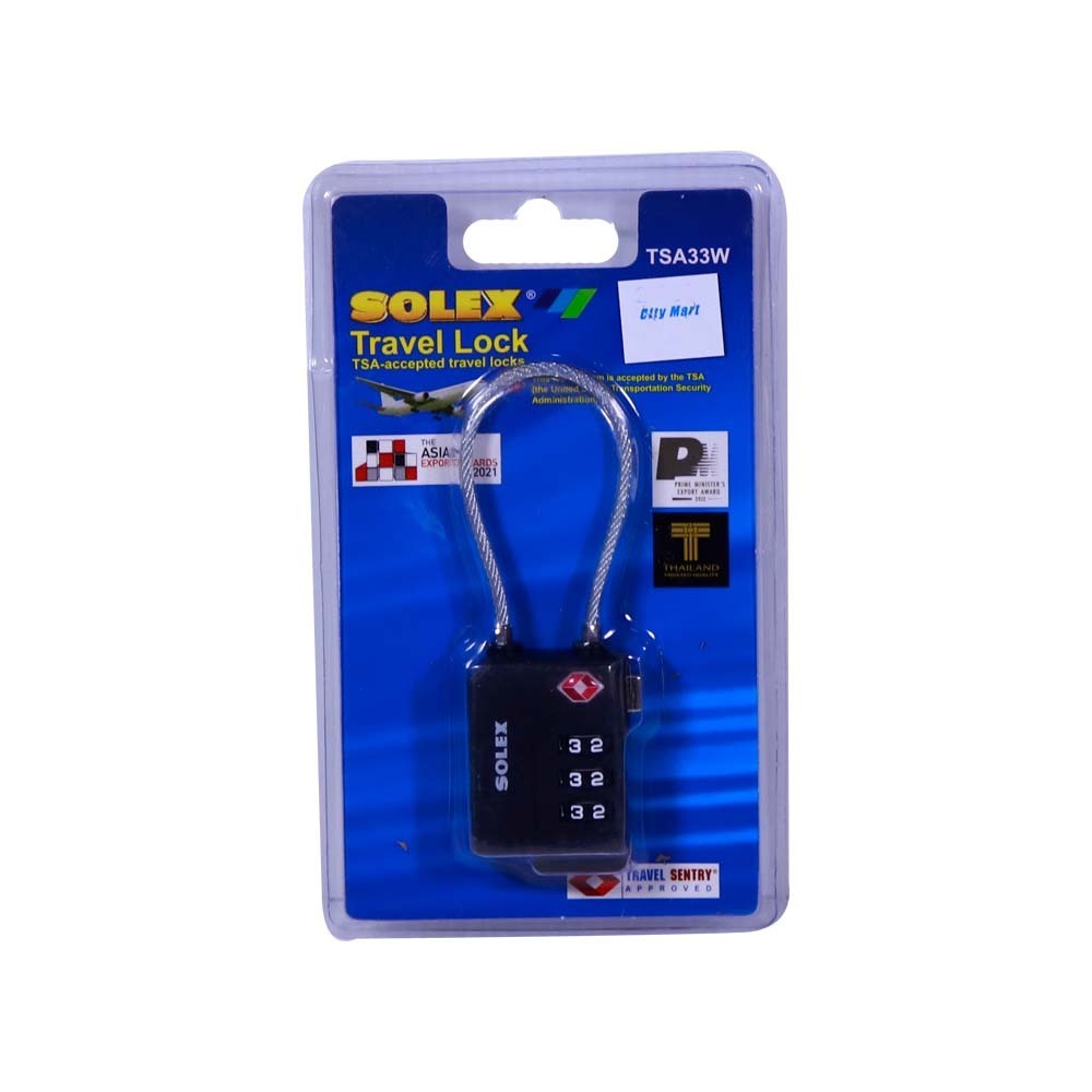 Solex Travel Lock TSA33W