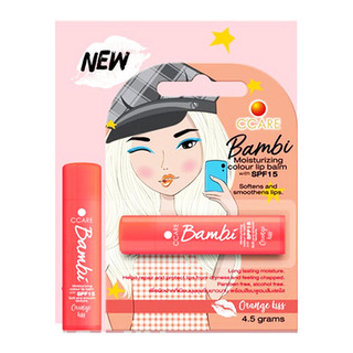 C`Care Bambi Lip Balm SPF15 4.5 Grams -Pink